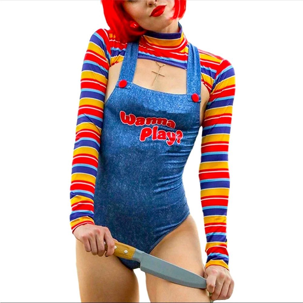 Brand New Chucky women costume in Medium
